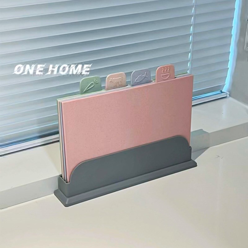 小麦秸秆分类菜板套装家用切水果砧板婴儿辅食案板抗菌防霉食品级