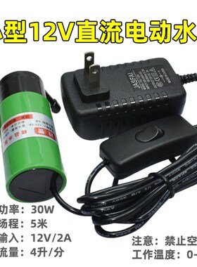 微型水钻加水泵打孔用的水泵可调速开槽机小型潜水泵220v自动12v