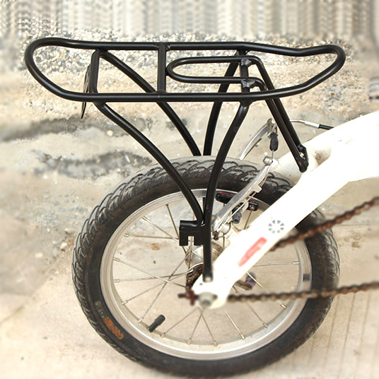 大行P8铝合金后货架4寸20寸折叠车尾架D8衣架自行车行李架后货架