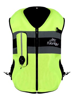 OIDE摩托车安全气囊马甲充气防摔反光背心赛车骑行耐磨气囊服