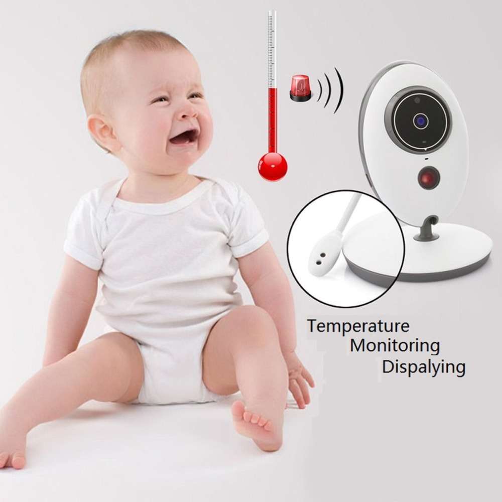 VB605婴儿监视器宝宝对讲看护器 baby monitor婴儿睡眠室温监护器