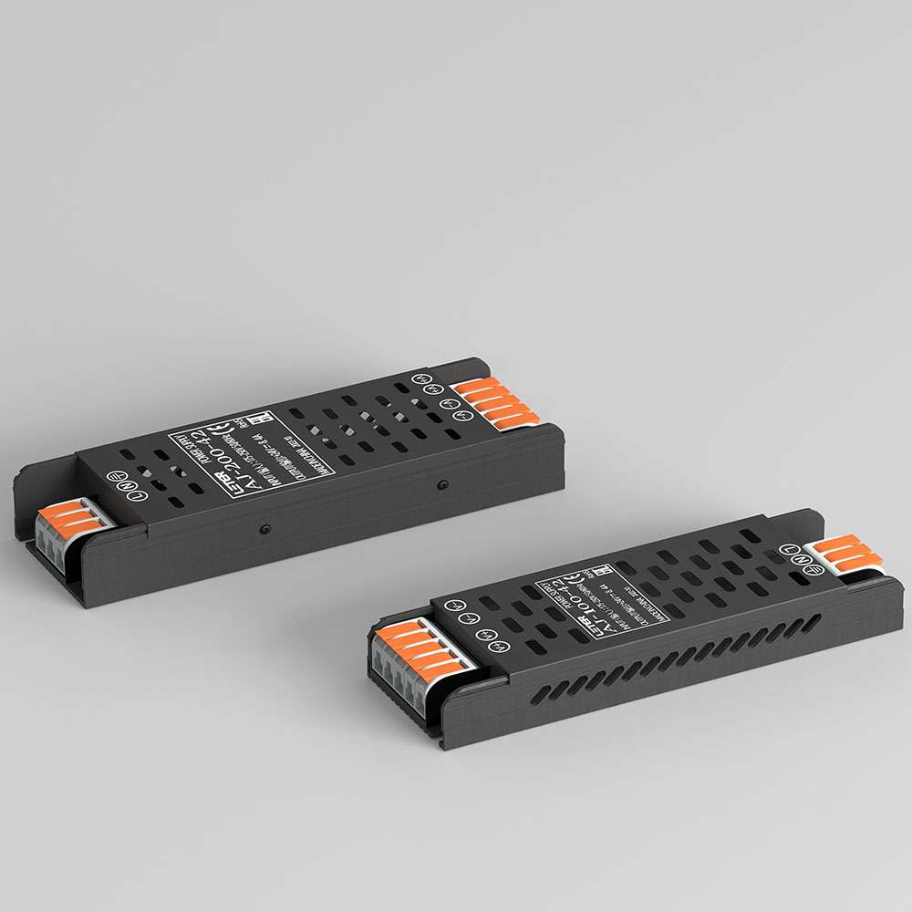 超薄静音变压器220V转24V控制器低压灯带线型灯LED驱动开关电源
