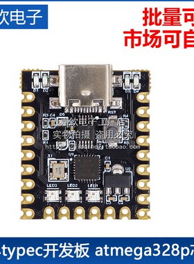 For-arduino nano mini超小typec开发板 atmega328p芯片ch340串口