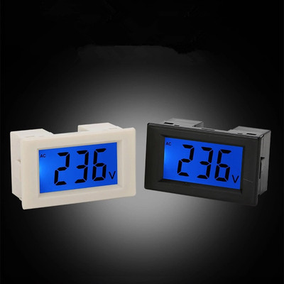 D85-20/120小型交流电压表数显220v数字表头AC380v液晶电压显示器