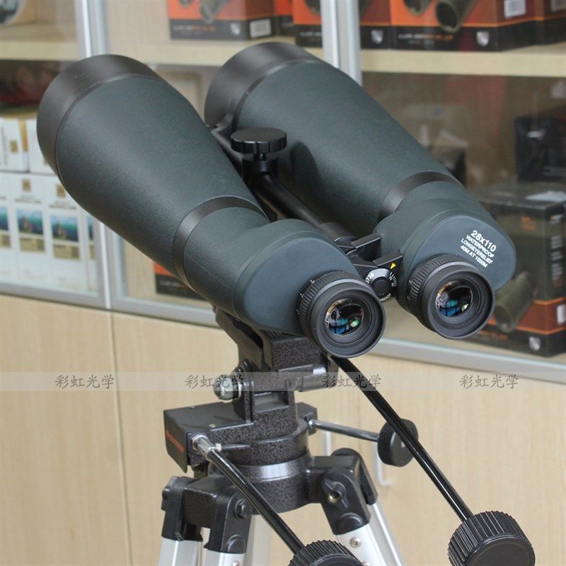 MS7X50 10X50 15X70 28/34X110高倍高清双筒望远镜罗盘测距分划线