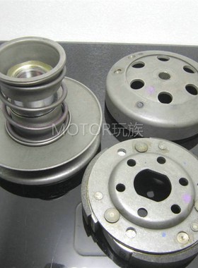 台湾HL Dio50改装118mm开闭盘 甩块 碗公 后皮带轮 ZX50通用