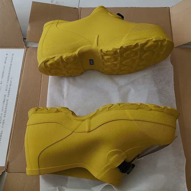 10kV绝缘套鞋带电作业绝缘鞋橡胶防水短帮套靴电工外置防护靴