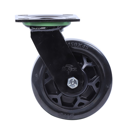 向荣脚轮 4寸5寸6寸8寸高品质聚氨酯静音重型万向轮 SRC风火脚轮