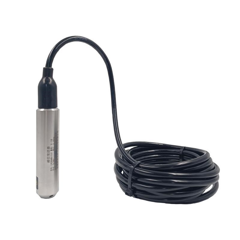 投入式液位变送器一体式液位传感器探头4-20ma静压式水位控制器