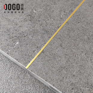 德广 饰铝合金收边线踢脚线伴侣 一字扁条瓷砖美缝线压边不锈钢装