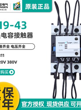 天正电气 CJ19-43/11 20电容切换接触器 CDC9-32电容柜交流接触器