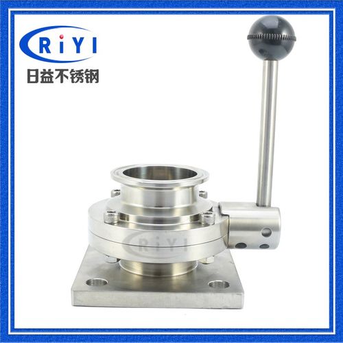 304卫生级不锈钢方法兰快装蝶阀 法兰片盘螺栓 葡萄酒罐专用 热销