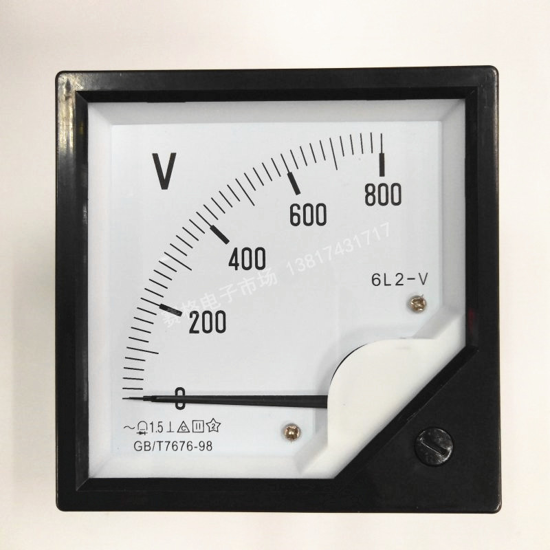 6L2 250V 450V 750V 800V 1000V交流指针式电压表 6L2AC1KV电压表