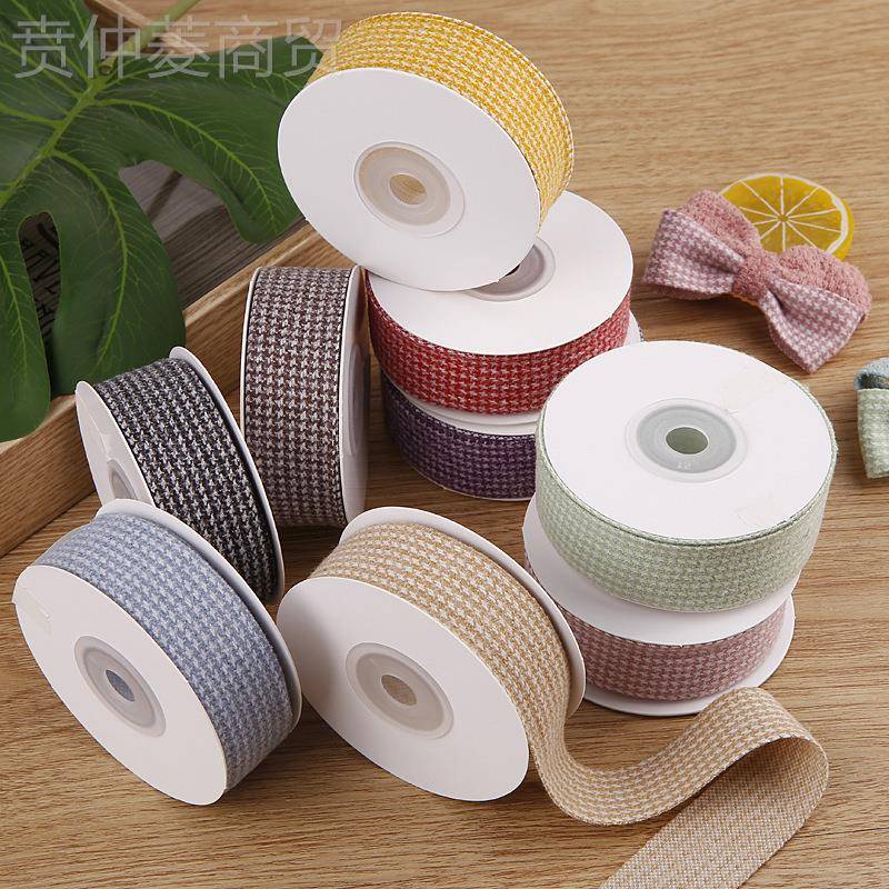 DIF结千鸟尼绒织带DY手工蝴蝶发饰玩具格礼盒配饰I鞋帽服装辅料丝