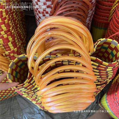农手工的篮子手塑料提篮老村见详情式买菜编织筐大容量2024新款长