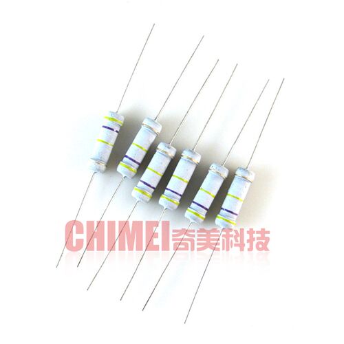 【全新原装】碳膜电阻 2W 470K姆 一包100个=8元 色环 阻值 氧化