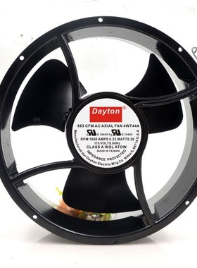 全新Dayton 4WT44A 665 CFM AC 115V 0.23A 25489 25.4CM轴流风扇