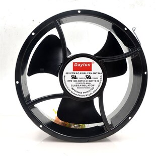 CFM 115V 全新Dayton 25489 665 0.23A 25.4CM轴流风扇 4WT44A