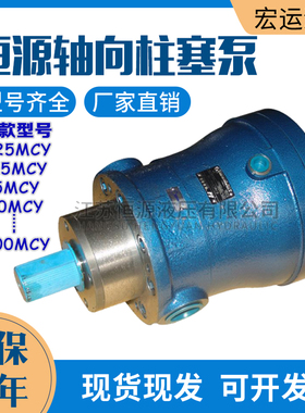 江苏恒源液压油泵10/16/25/40/63/80/160/250MCY14-1B轴向柱塞泵