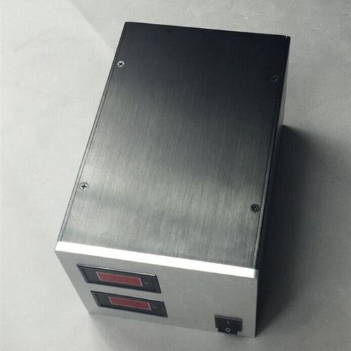 数字表头双显示输入输出的小型多用途全铝合金机箱 隔离电源箱