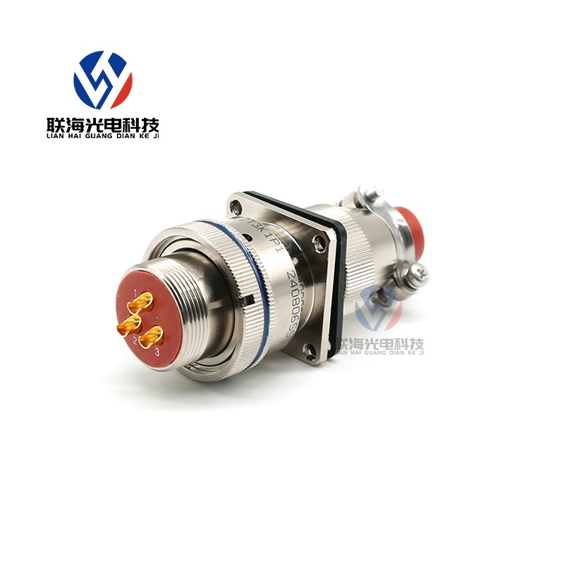 XCD系列XCD22T3K1P1 XCD22F3Z1P1圆形连接器3芯航空插头 座接插件