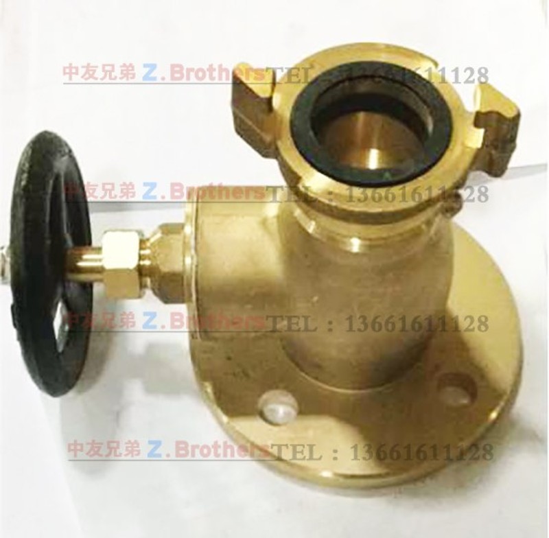 船用 消防栓阀门 法兰式 消火栓 国标 中岛 直角直通消防阀门全铜