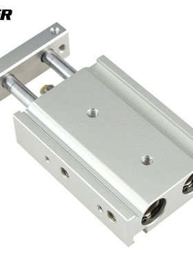 气动带磁双联双轴双杆气缸CXSL10 15 20 25 32-10-15-20 25 30 75