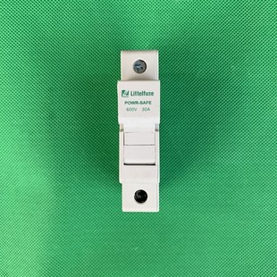 POWR 10X38mm SAFE 30A 熔断器底座 600V 拆机美国力特littelfuse
