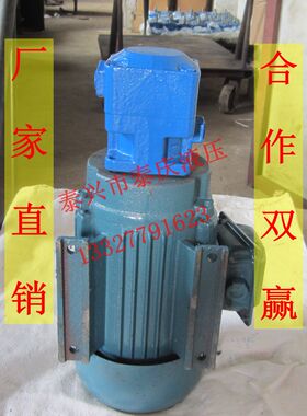 内插l叶片油泵电机组YB1-50/32/40插入式电机5.5KW 6级 B35立卧式