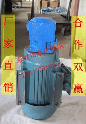 内插l叶片油泵电机组YB1-50/32/40插入式电机5.5KW 6级 B35立卧式