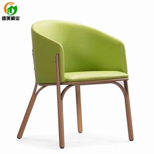 银行贵宾招待椅西皮咖啡椅休闲办公室会客椅会议椅邮政绿色皮座椅
