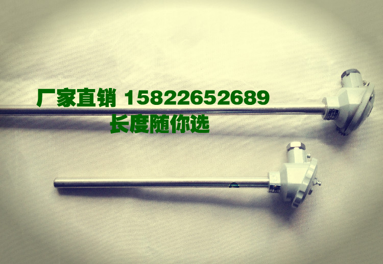 不锈钢管状热电偶 WRN-120/WZP-130 测温棒 无固定安装 K E PT100