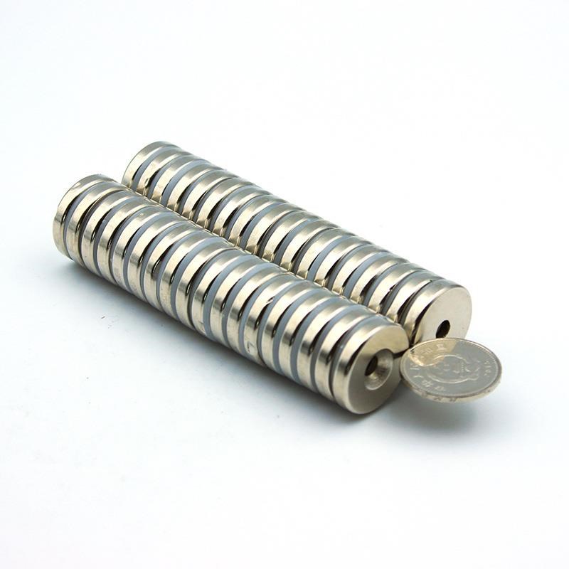 圆形带孔磁铁 NHXCC8/10/12/15/20/25/30-2/3/4/4.5/5/5Y.5/6螺丝