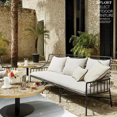 简约现代铁艺沙发组合庭院别墅户外休闲沙发套件洽谈露天沙发椅