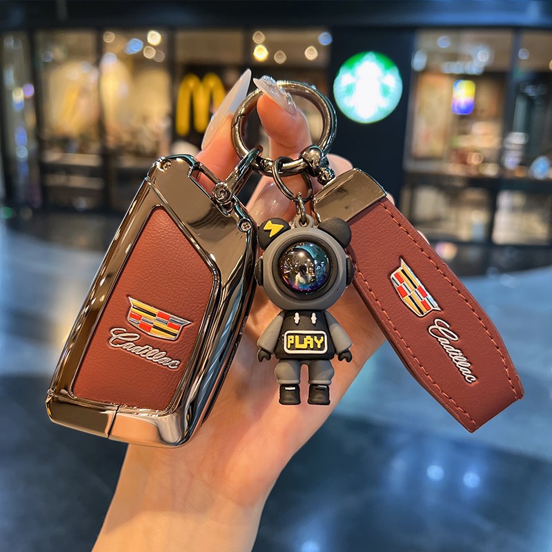 适用25款凯迪拉克ct5钥匙套ct6高级xt5新款astl车xtSs扣xt4金属xt