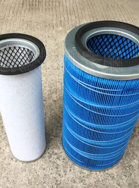 新源远山65/C/B75W-8-9T轮式挖机配件空气滤芯K1833/1634空气格滤