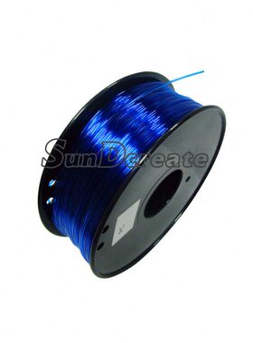 3D打印机耗材 胶条 PC聚碳酸酯材料 1.75/3.0mm 透明 黑色 蓝色