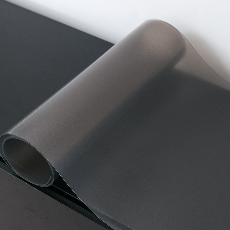 tpu桌垫磨砂软玻璃茶几电视柜桌布纯色黑白色桌布tpu餐桌垫防水厚