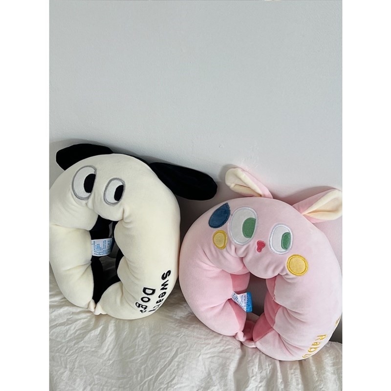 可爱U型枕d护颈枕学生卡通飞机旅行靠枕护脖子办公室午休枕头礼物