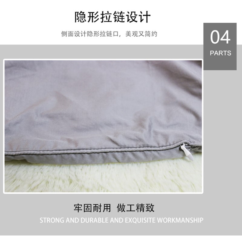 80支棉质双层羽绒毛枕壳自充绒半成品枕头枕芯皮高密度防羽绒内胆