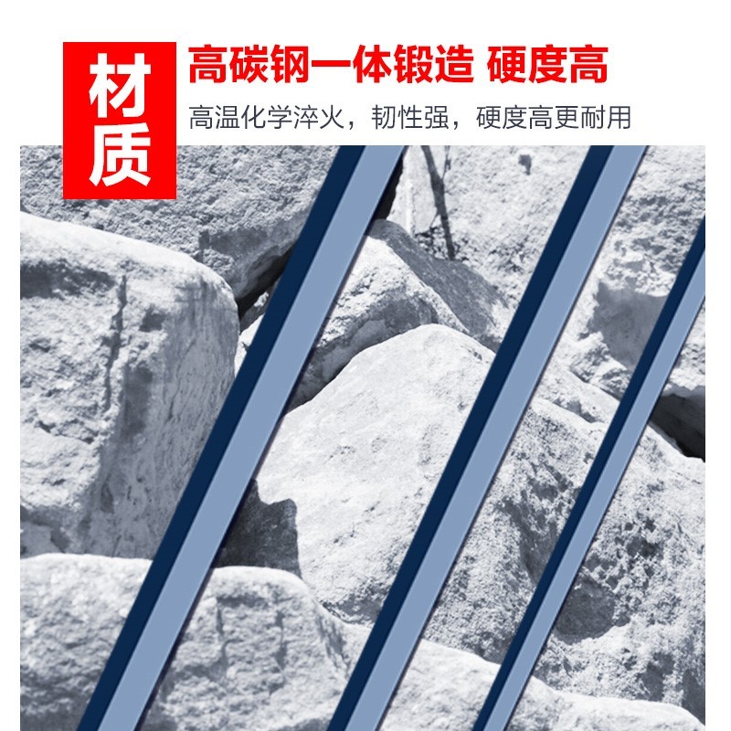 多功能车用撬棍特种钢扁头加粗撬棒重型撬杆钢钎翘棍六棱加力撬杠