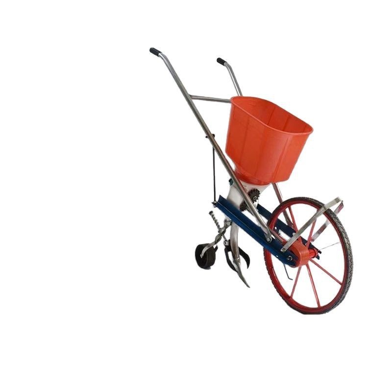 优质手推播种机小型家用稳定可靠实现均匀多功能谷子肥料化肥楼