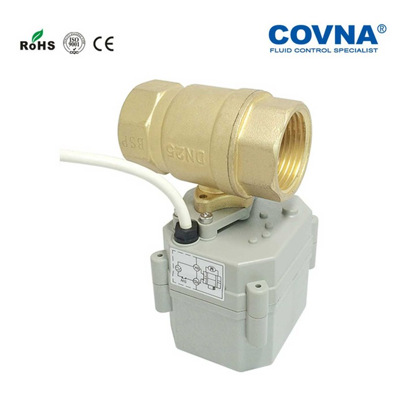 微型电动球不锈钢三线两控二通小流量断电覆位精小型电动球