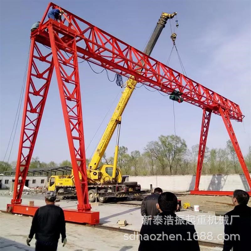 5t 10t 单梁龙门吊 电动葫芦门式起重机 花架龙门吊 桁架龙门吊