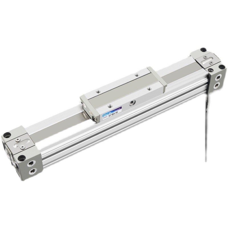 机械式无杆气缸大推力长行程带导轨自润滑台MY1B16-100/200/1500