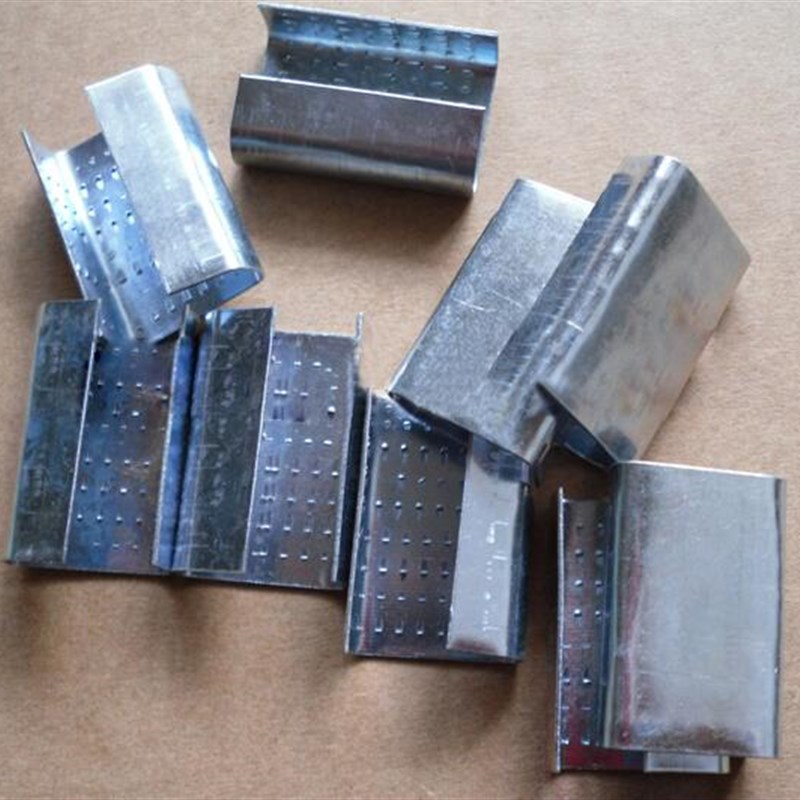 1608塑钢铁扣打包捆扎扣子卡x扣包装塑钢带扣塑料带捆绑手工1910