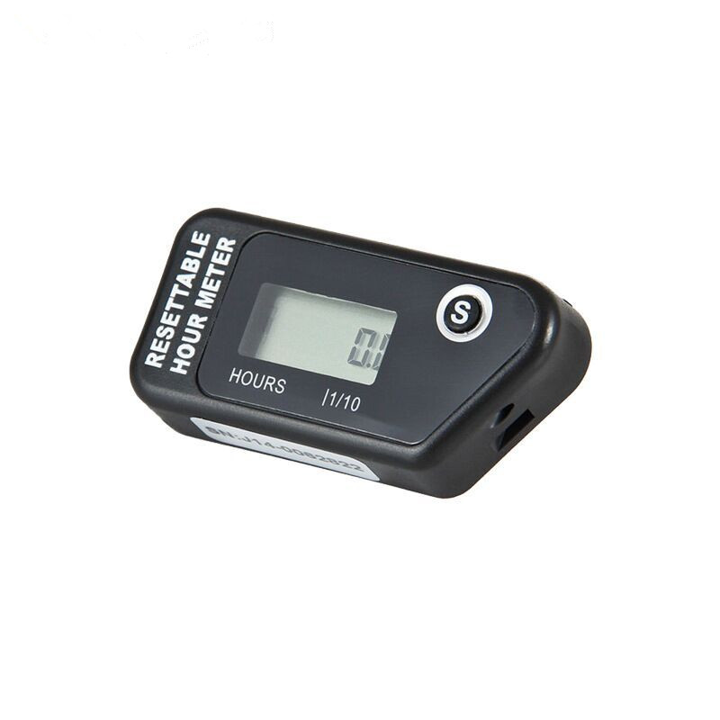 摩托车累时器发动机计时器防水LCD累时器 单O次计时可复零保养提