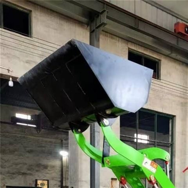 工程工地养殖场清粪柴油四驱装载机电动小铲车农用果园铲土抓草机