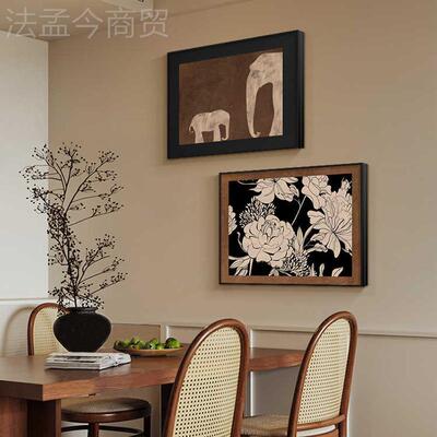 电表2箱装GUN饰画2中古法式复箱古配电挂画高级感电表箱盒遮挡04