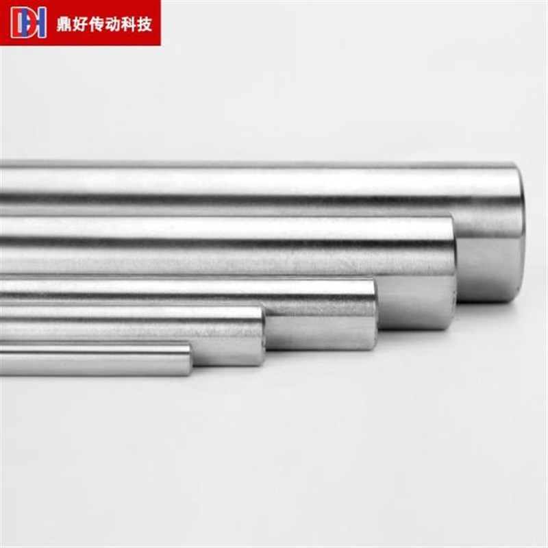 镀铬光轴导轨圆铁金属原材料棒加工车铣内外圆螺纹键槽Z平面精加